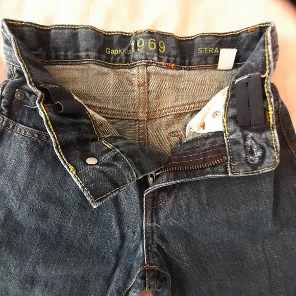 GAP KIDS STRAIGHT JEANS SIZE 12 SLIM - Picture 3 of 5
